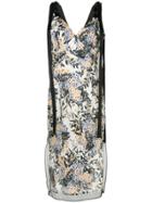 Goen.j Lace Trimmed Floral Dress - Multicolour