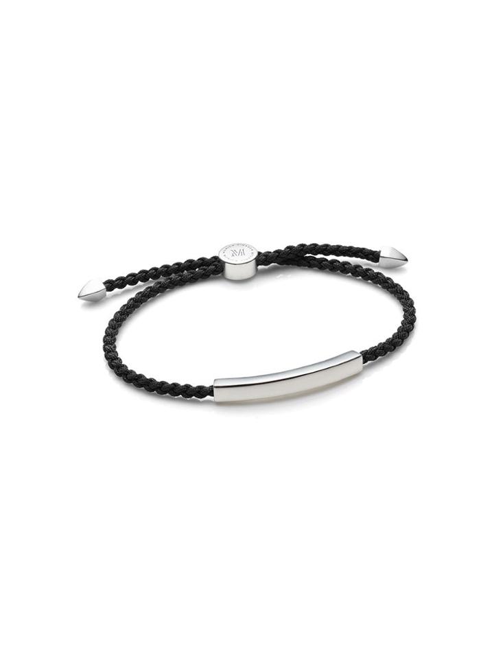 Monica Vinader Linear Bracelet - Black