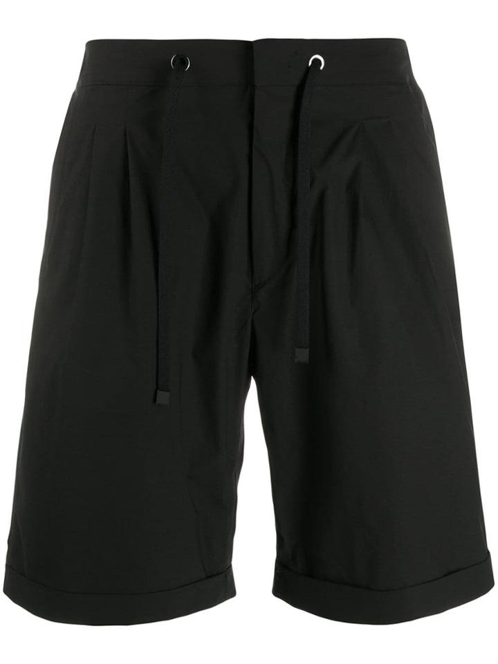 Be Able Drawstring Waist Shorts - Black