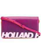 House Of Holland Logo Cross-body Bag - Pink