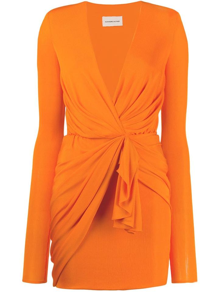 Alexandre Vauthier Jersey Dress - Orange