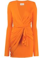 Alexandre Vauthier Jersey Dress - Orange