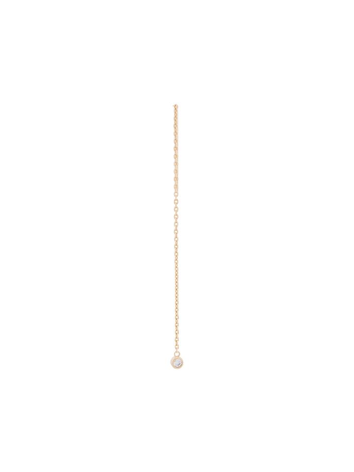 Delphine Pariente Chain Jewel Drop Earrings - Metallic