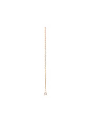 Delphine Pariente Chain Jewel Drop Earrings - Metallic