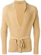Nuur Ribbed Cardi-coat, Men's, Size: 48, Nude/neutrals, Cotton/linen/flax/nylon