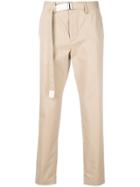 Sacai Luck Belted Trousers - Nude & Neutrals