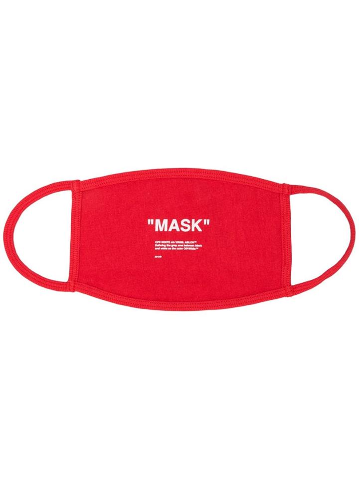 Off-white Face Mask - Red