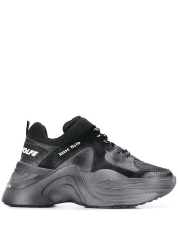 Naked Wolfe Track Low-top Sneakers - Black