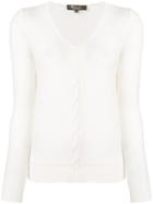 Loro Piana V-neck Sweater - White