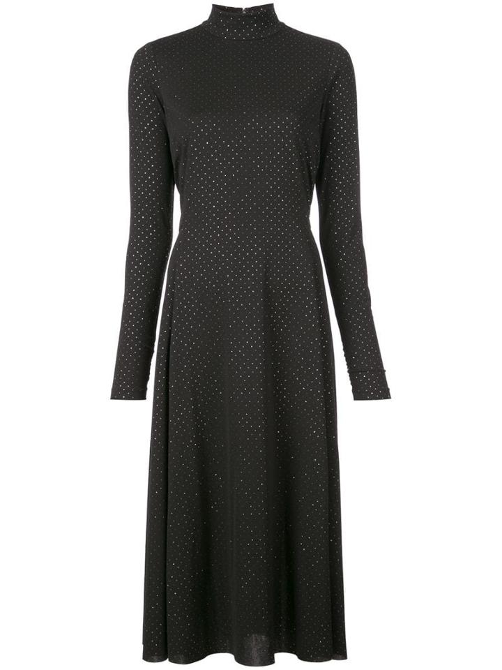 Marc Jacobs Dotted Maxi Dress - Black