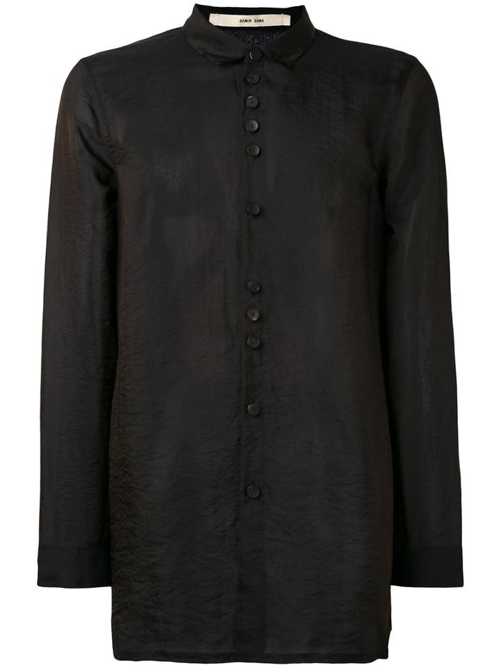 Damir Doma - Soen Shirt - Men - Silk/polyamide - S, Black, Silk/polyamide