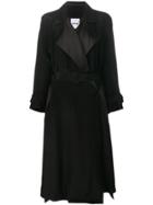 Koché Classic Trench Coat - Black