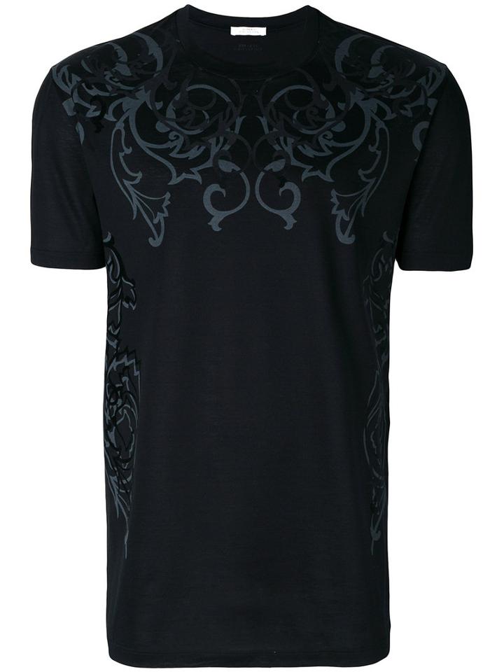 Versace Collection - Arabesque Print T-shirt - Men - Cotton - Xl, Black, Cotton