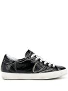 Philippe Model Paris Patent Sneakers - Black