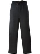 Piazza Sempione Drawstring Straight Cropped Trousers