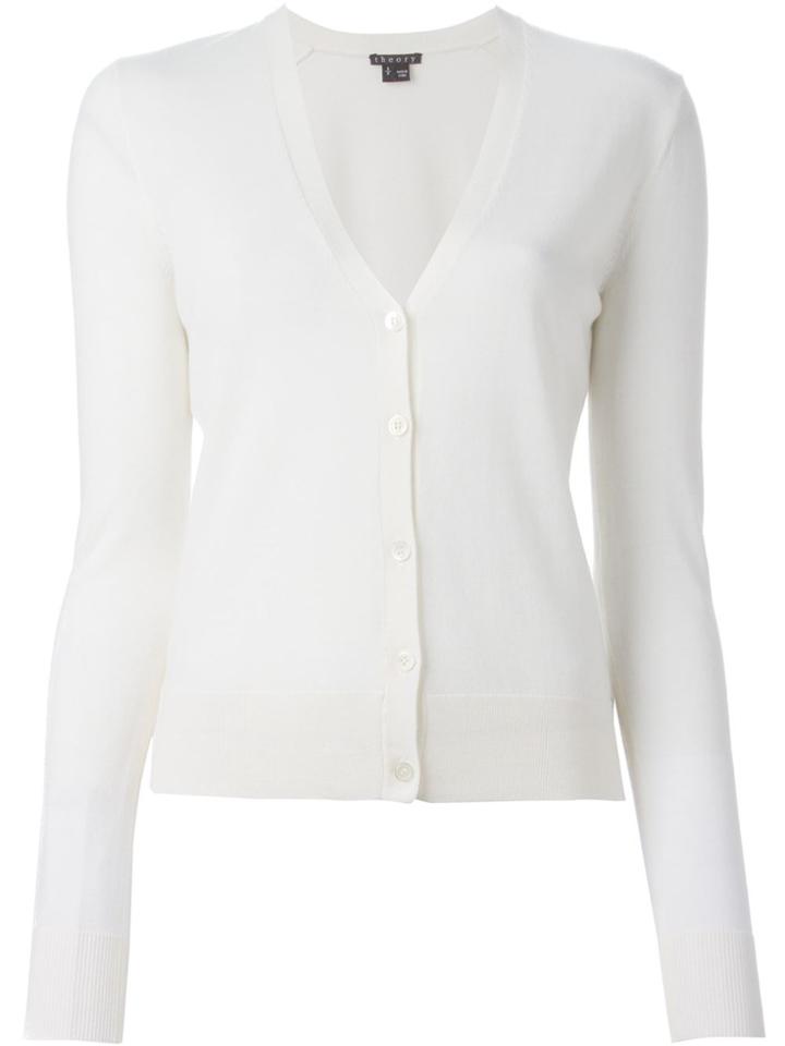 Theory V-neck Cardigan - Nude & Neutrals