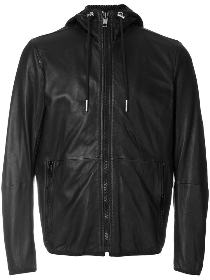 Diesel Hooded Zip Jacket - Black