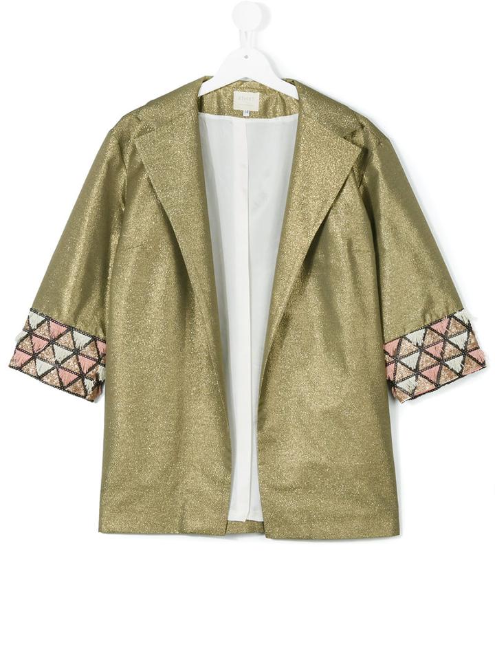 Etiket - Julia Coat - Kids - Polyester/metallized Polyester - 16 Yrs, Green