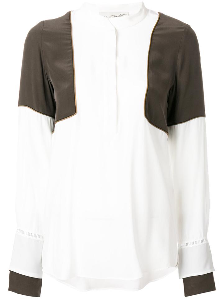 Antonia Zander Panelled Blouse - Nude & Neutrals