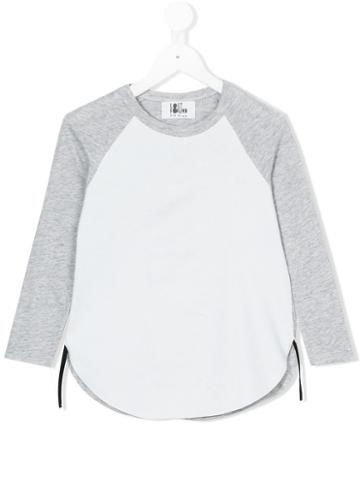 Lost And Found Kids - Raglan Top - Kids - Cotton - 4 Yrs, Grey