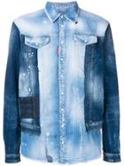 Dsquared2 Hybrid Denim Shirt - Blue
