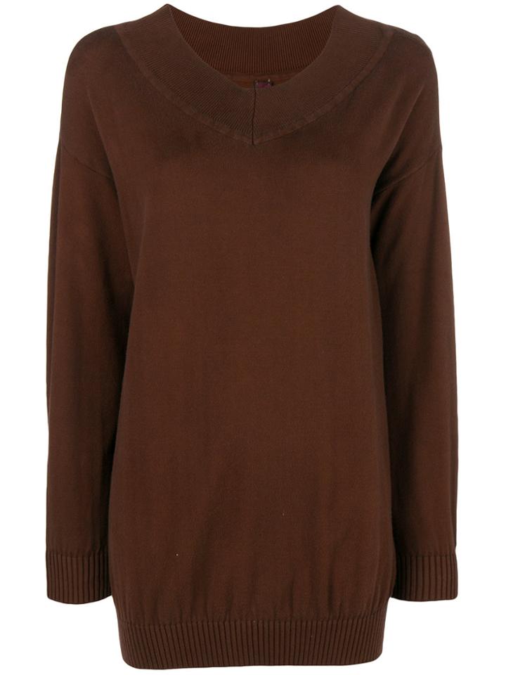 Romeo Gigli Vintage Loose Fit Sweater - Brown
