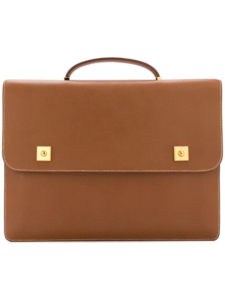 Hermès Pre-owned Danube Briefcase - Brown