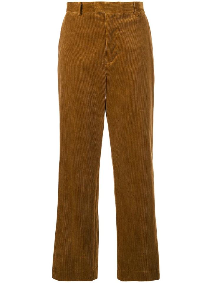 08sircus Wide-leg Corduroy Trousers - Brown