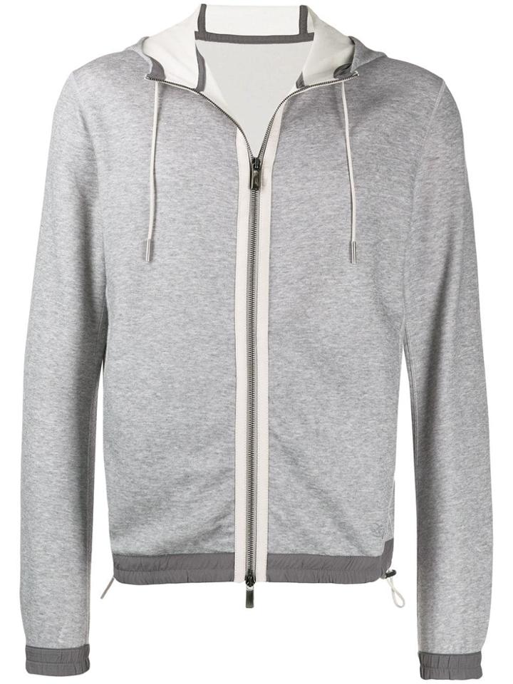 Ermenegildo Zegna Zip-up Track Jacket - Grey
