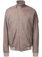 Julius Leather Bomber Jacket - Brown