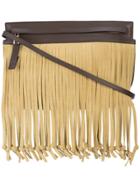 Loewe T Fringed Bag - Nude & Neutrals