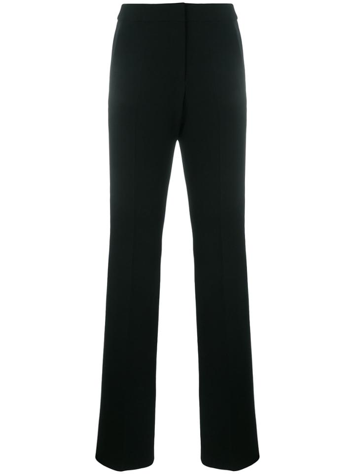 Moschino Satin Tape Flared Trousers - Black