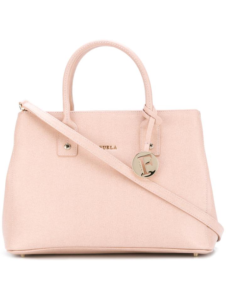 Furla Linda Tote, Women's, Pink/purple, Calf Leather