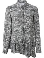 Neil Barrett Pleated Hem Blouse