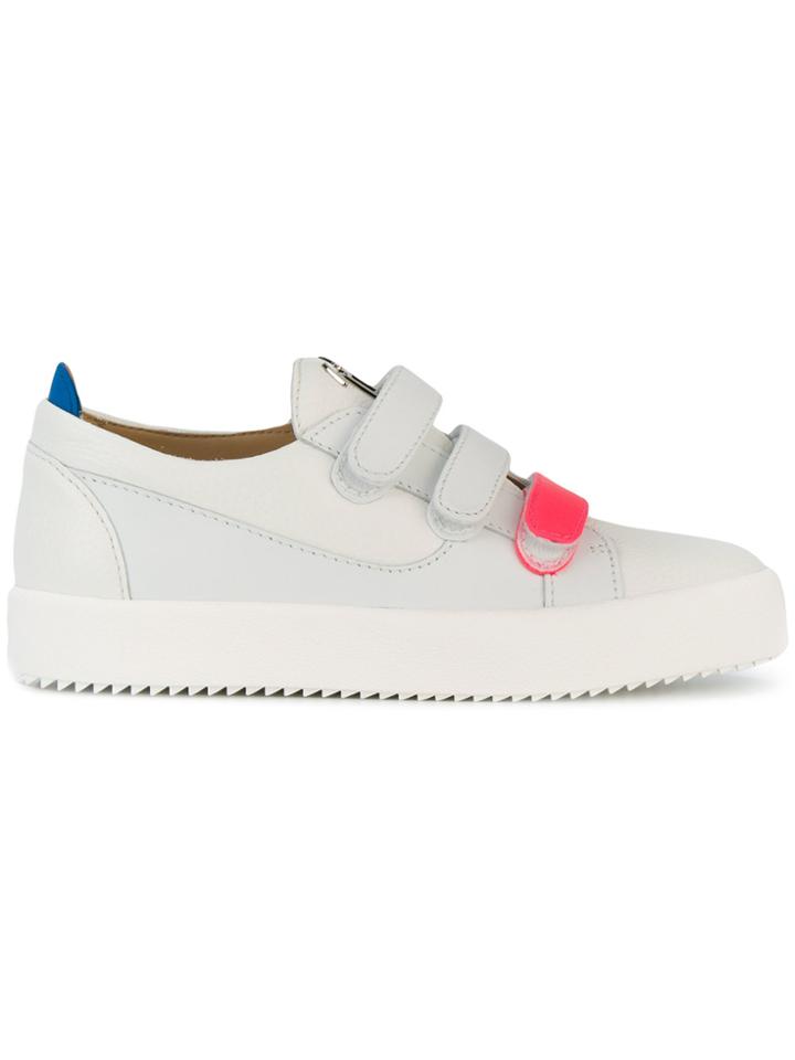 Giuseppe Zanotti Design Touch Strap Sneakers - White