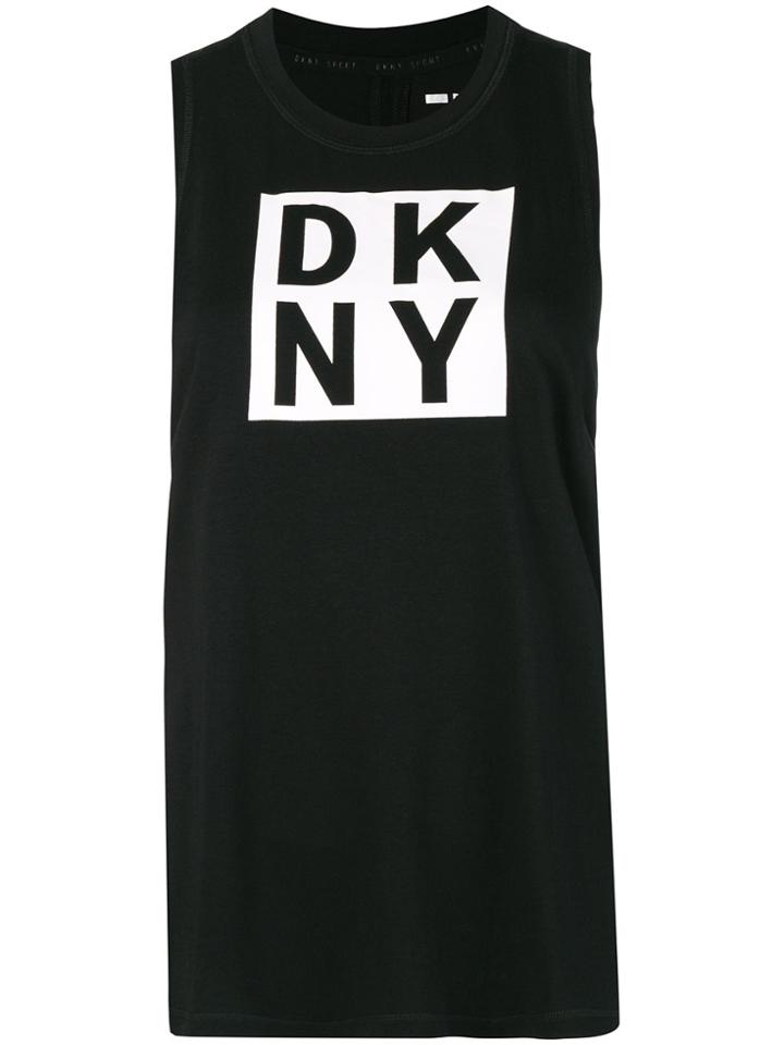 Dkny Front Logo T-shirt - Black