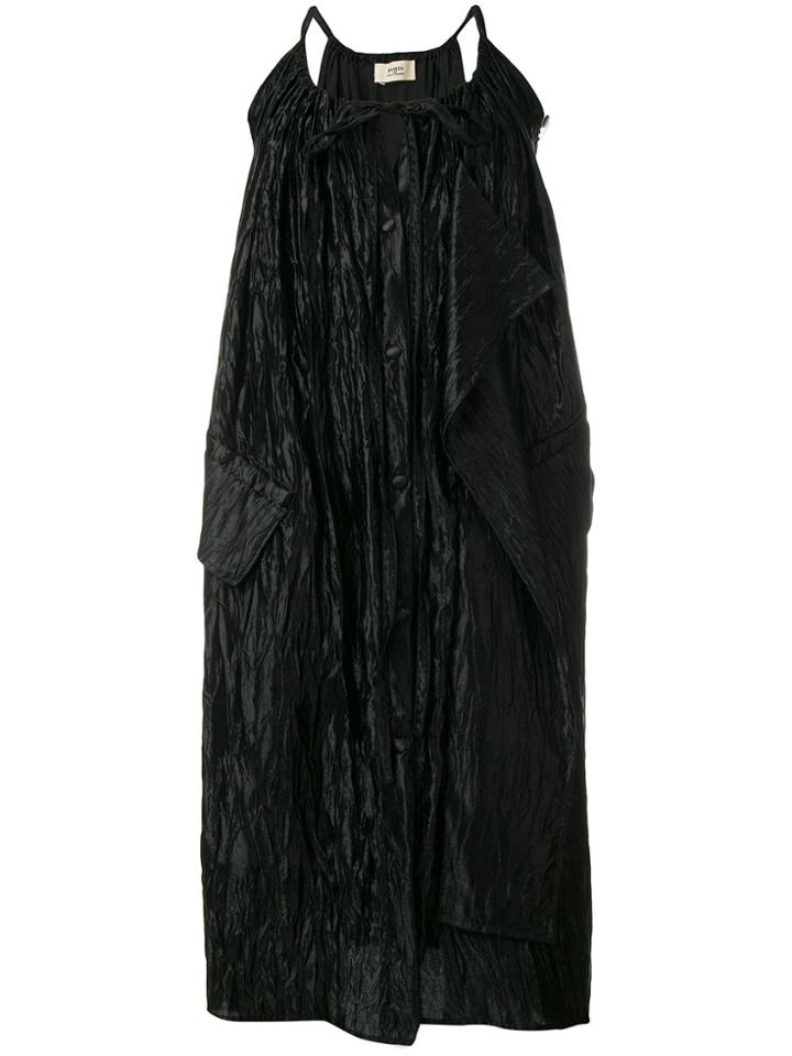 Ports 1961 Oversized Creased Dress - Black