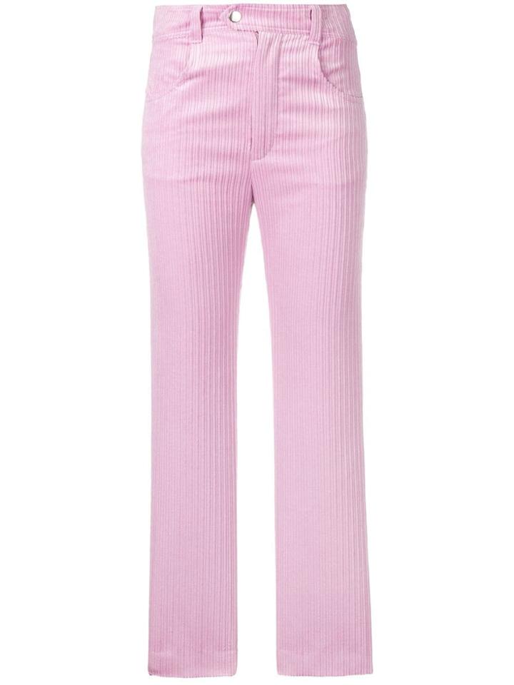 Isabel Marant Large Corduroy Trousers - Pink