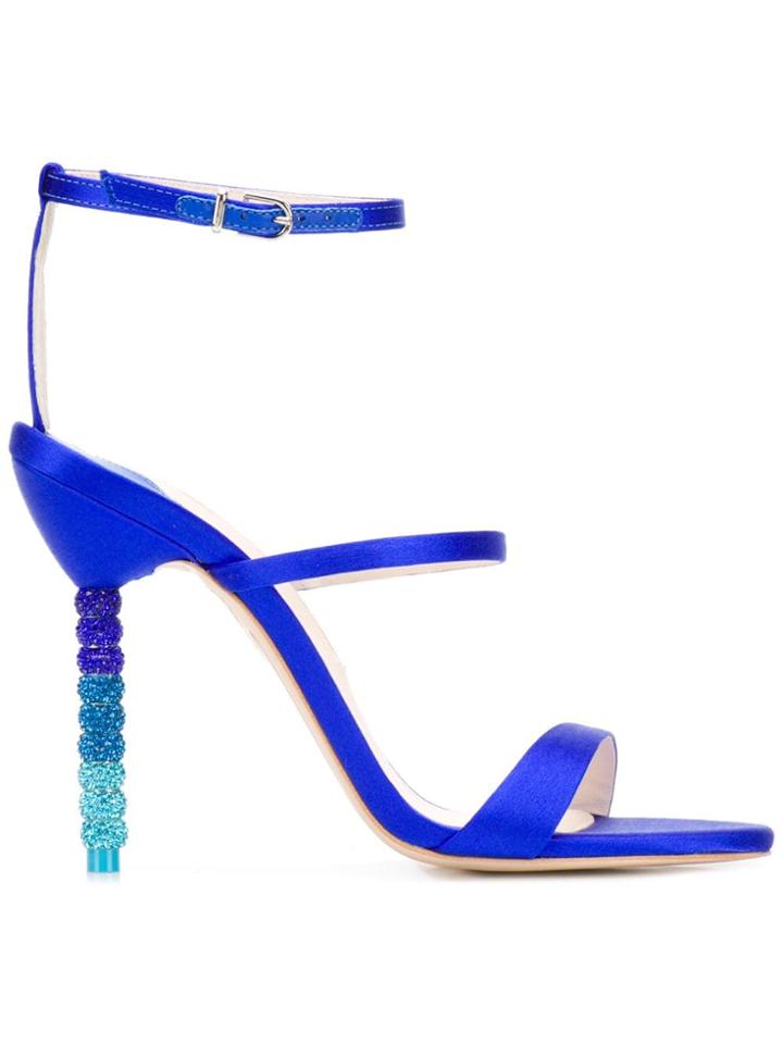 Sophia Webster Rosalind Crystal Sandals - Blue