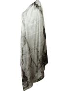 Lost & Found Ria Dunn One Shoulder Dress, Women's, Size: Medium, Grey, Silk/spandex/elastane