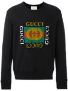 Gucci - Gucci Print Sweatshirt - Men - Cotton - Xs, Black, Cotton