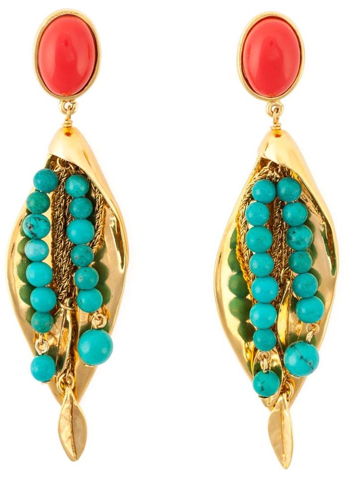 Aurelie Bidermann 'monteroso' Earrings, Women's, Metallic