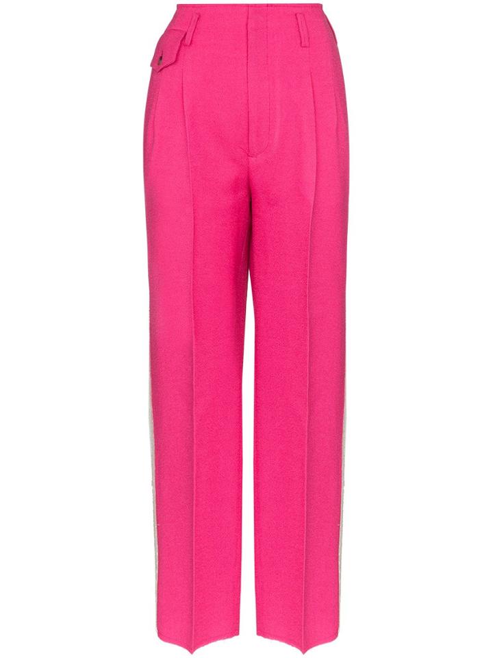 Golden Goose Sally Striped Pleated Trousers - Pink