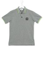 Stone Island Kids Polo Top, Boy's, Size: 14 Yrs, Grey