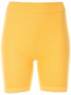Nagnata Bodhi Side Stripe Biker Shorts - Yellow