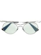 Kuboraum Round Framed Sungalsses - Metallic