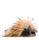 Mr & Mrs Italy Embellished Slippers - Grey