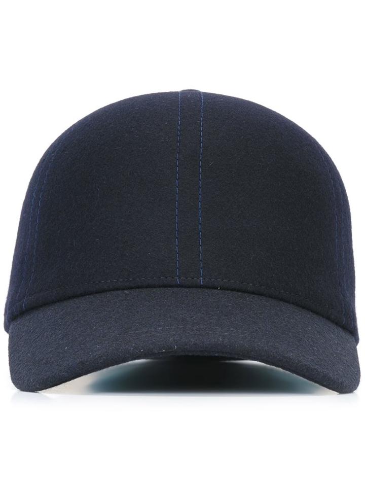 Comme Des Garçons Shirt Boy Baseball Cap, Size: Medium, Blue, Wool
