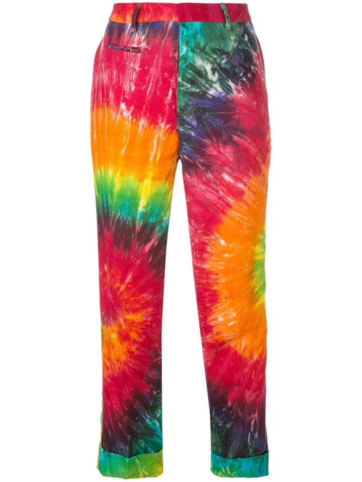 R13 Tie-dye Print Trousers - Multicolour