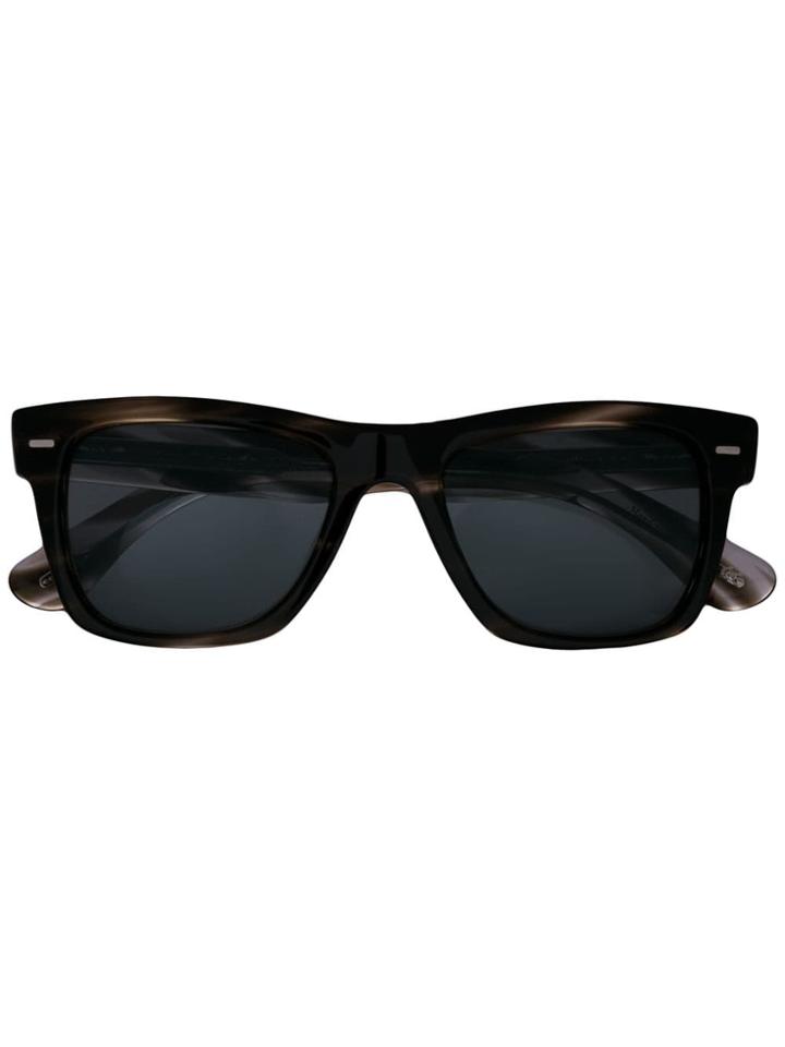 Oliver Peoples Tortoiseshell Frame Sunglasses - Black